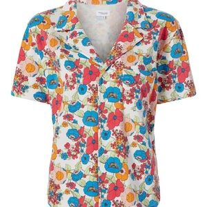 SINCERELY JULES FOR BANDIER
Fern Short Sleeve Button Down Sweatshirt